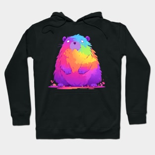 rainbow beaver Hoodie